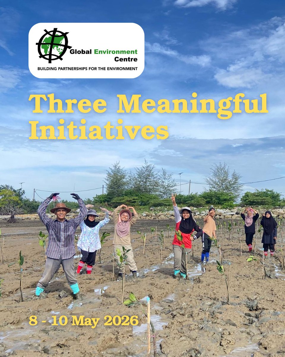 GECtalks's tweet photo. Here’s a look at what GEC and our partners have been up to from 8 – 10 May 2026. 

Three meaningful initiatives: finalising a peatland action plan for Selangor, restoring mangroves along the Mersing coast, and celebrating Earth Day 2026 with communities in Batu Gajah. https://t.co/TFQ2xLDW8z