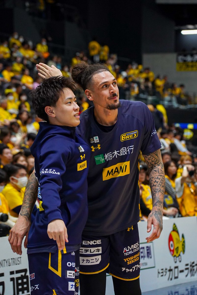 brother🤝

#宇都宮ブレックス
#brex
#アイザックフォトゥ
#石川裕大