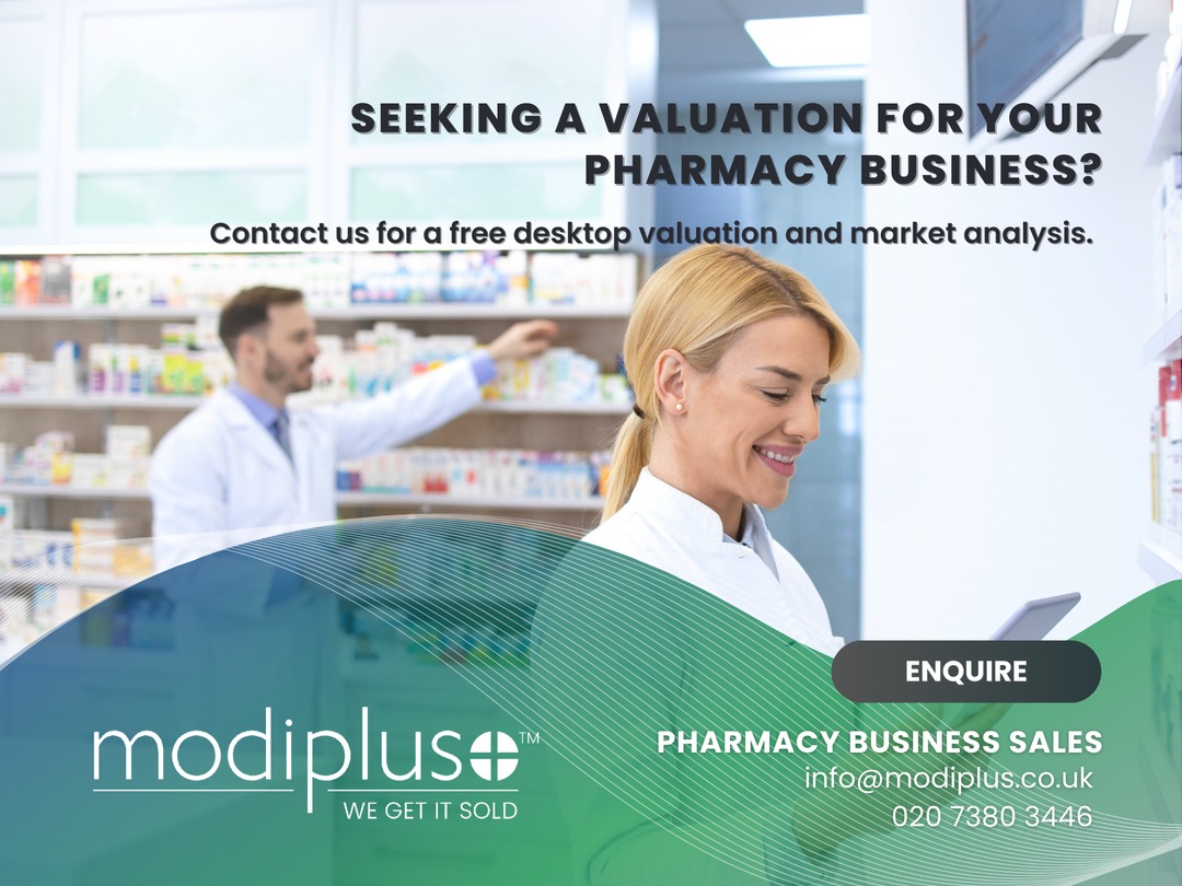 modiplus's tweet photo. Why are Modiplus best placed to sell your pharmacy? We get the job done, and we get it sold!

For a no-obligation FREE valuation, contact us by email at info@modiplus.co.uk or telephone 020 7380 3446.

#WeGetItSold #PharmacyBroker #PharmacySales #CommunityPharmacy https://t.co/Y6dhThg8Kk