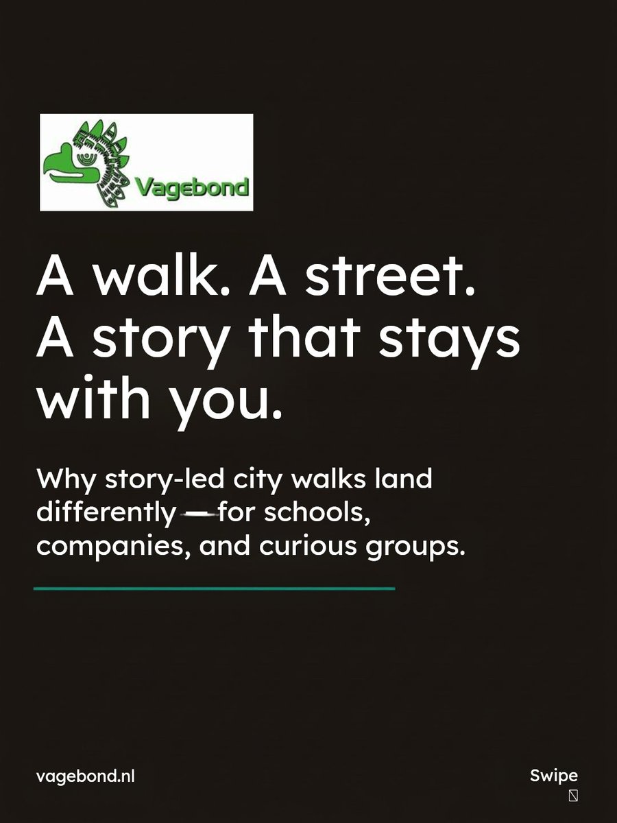 BenKregting's tweet photo. What makes a city walk truly stick? It's not the sights, but the stories—real, raw, and rooted in the streets. For schools, companies, and curious groups, these stories open eyes, spark empathy, and reveal the city's hidden social layers. https://t.co/9EAdWap0Gp