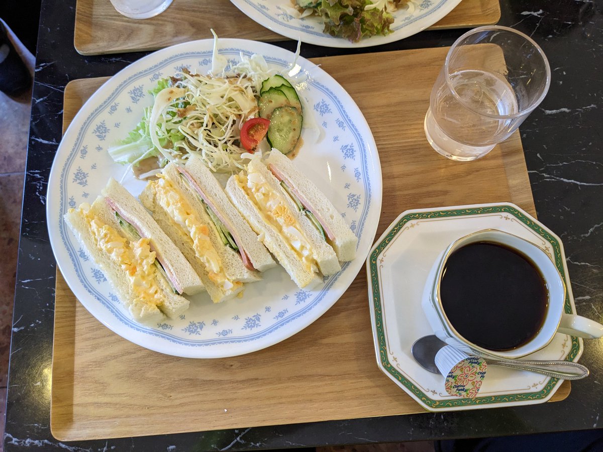 denngure's tweet photo. 今日のモーニング https://t.co/M7oISyq7HL