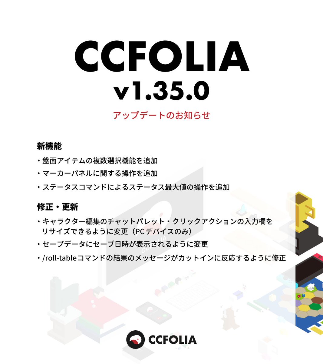 ココフォリア開発チーム tweet media