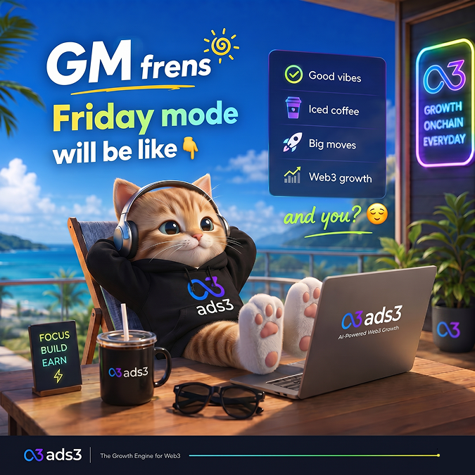 ads3_ai's tweet photo. Friday check-in 📍

Energy level: loading…
Your turn 😌👇 https://t.co/wyndhx8HSH