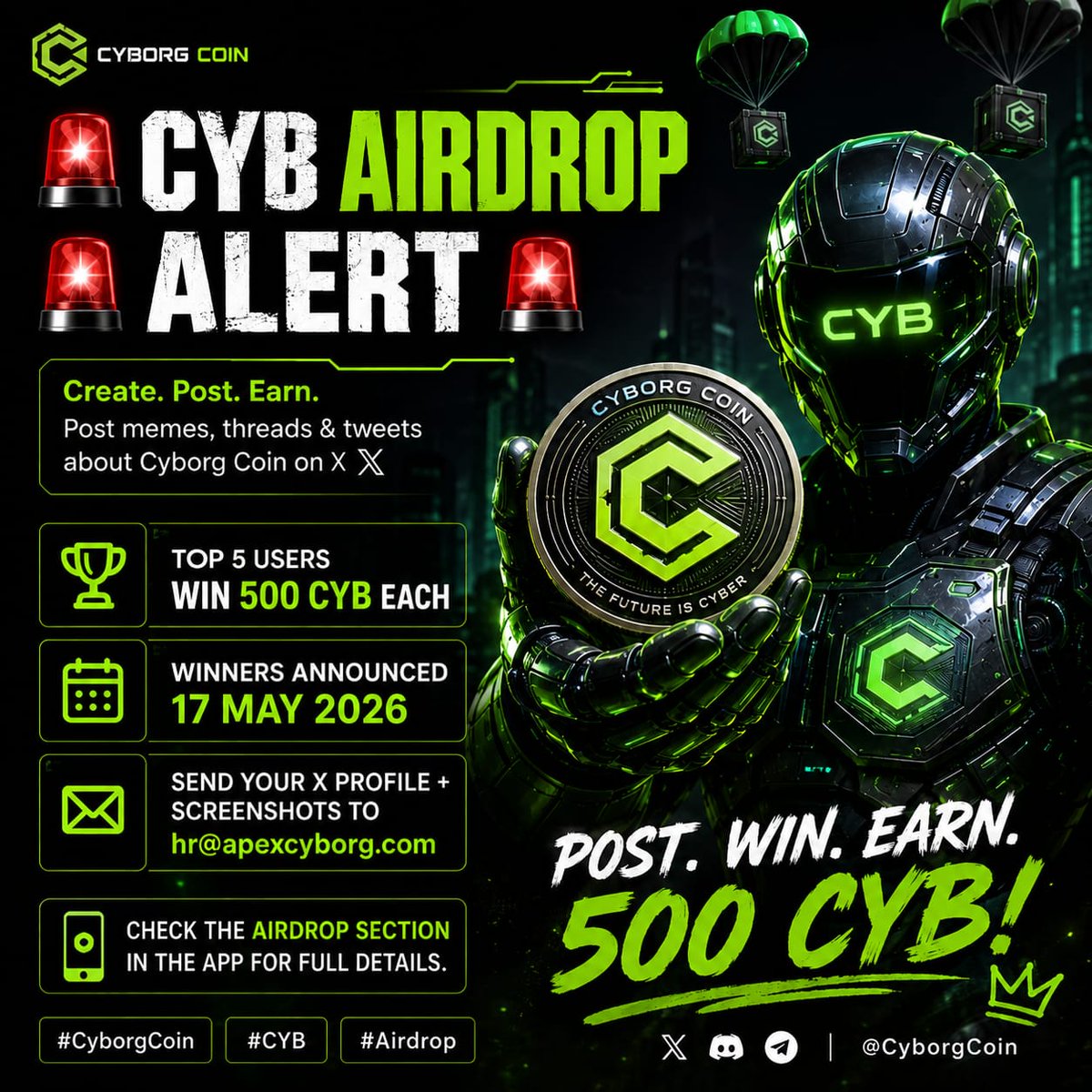 CyborgCoin CYB (@CyborgcoinCYB) / Posts / X