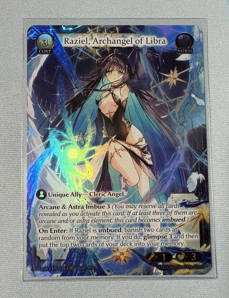 その他 Raziel, Archangel Of Libra (126) Raziel, Archangel of Libra foil 海を渡って来てくれました… foil神