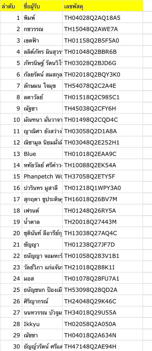 เลขพัสดุ 11|5|69 ค่า 🌷#บัมบัมอัพเดท