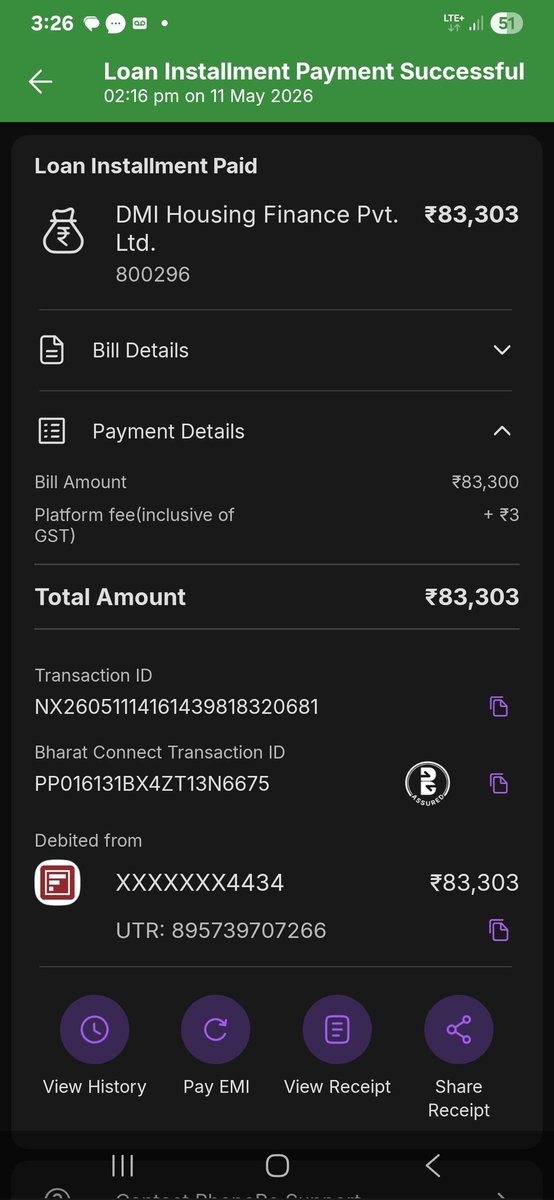 raman2478's tweet photo. @DMIHousingFin Payment done open the lock of my home at earliest as i am unable to send my children school as their school bags and dress has been locked https://t.co/Xmgcjznz2b