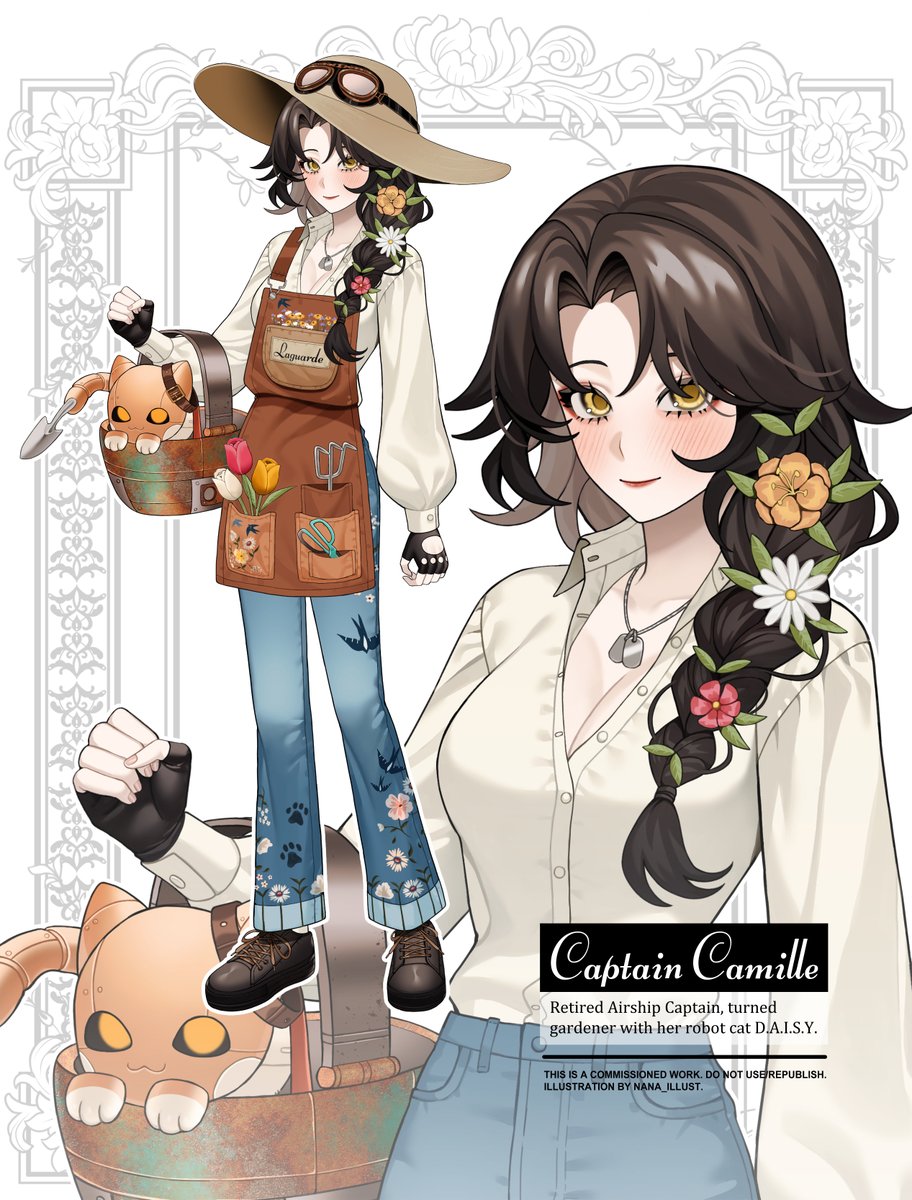 Captain Camille ✈️🌼 【florAtelier】- Dokomi 10D12 tweet media