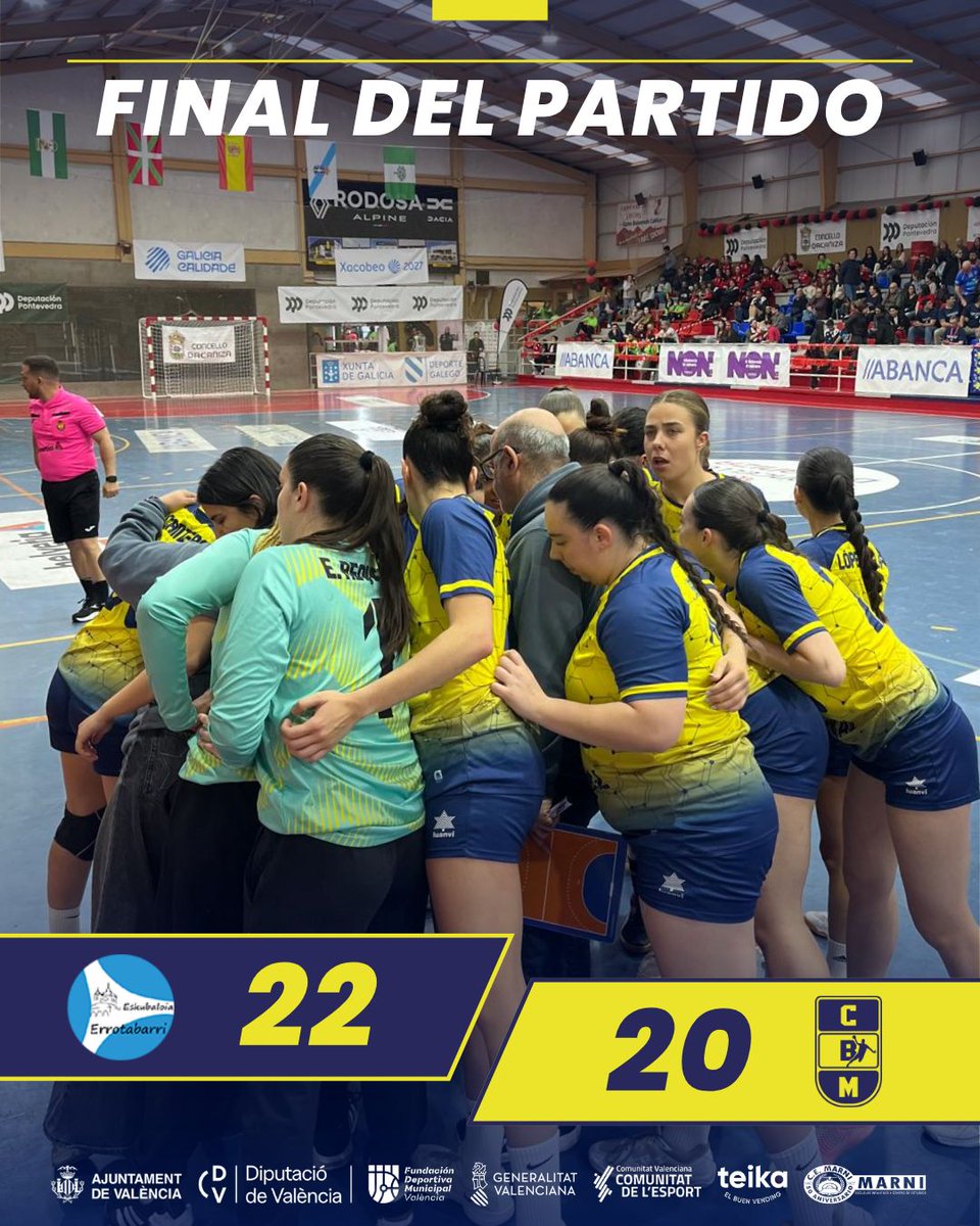 balonmanomarni's tweet photo. 🤾‍♀️RESULTADO DHP FASE ASCENSO 🤾‍♀️

Fin a una temporada de ensueño. No pudo ser esta vez pero seguimos!! Orgullo de club!!💪🏻💪🏻
MARNI FORÇA!!💛💙
@C_E_Marni @FDMValencia @dipvalencia @Teika_es @comunitatesport @dbSportpress @Nostresport @PolideportivoCV @yosoynoticia_ @levante_tv https://t.co/Dh37riyvgp