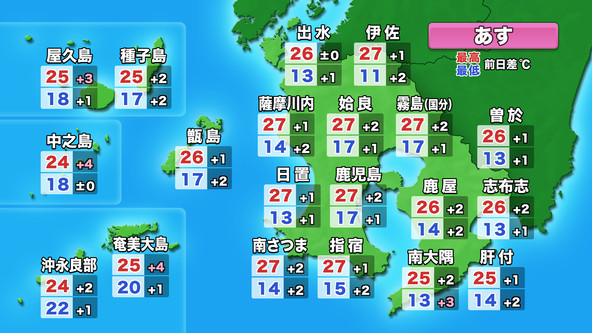 KTSウェザーセンター　鹿児島テレビ tweet media