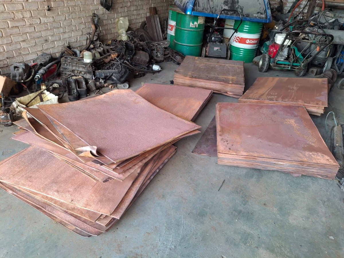TheTruthPanther's tweet photo. Three Suspects Arrested as Benoni Flying Squad Recovers R7 Million Copper Consignment and Multiple Hijacked Vehicles in Intelligence-Led Operation Across Putfontein Area

An intelligence-driven operation by members of the Benoni Flying Squad, working with a private security company, has led to the recovery of copper worth an estimated R7 million following the hijacking of four trucks on the R21 near Olifantsfontein on Saturday, 09 May 2026.

The operation was carried out on Sunday, 10 May 2026 at plots within the Putfontein policing precinct. Acting on intelligence, officers tracked suspected stolen copper to a property in the area where parts of the hijacked consignment were recovered and later confirmed by the owners through serial numbers.

Two suspects were arrested at the Putfontein property, while a third suspect was later arrested in Bapsfontein after being allegedly found offloading copper from one of the hijacked trailers. Preliminary investigations led to the recovery of about 1 075 pieces of square copper valued at around R7 million.

Police also recovered additional assets during the operation, including a private vehicle reported stolen in the Free State in 2019 and a truck hijacked in the Vosman policing area in 2025. Authorities said the coordinated intelligence-led approach was key to tracing the stolen cargo and vehicles.

The three arrested suspects are expected to appear in court soon on charges relating to truck hijacking, possession of suspected stolen property, and possession of hijacked vehicles. Police confirmed that investigations into the broader network behind the incident are continuing.