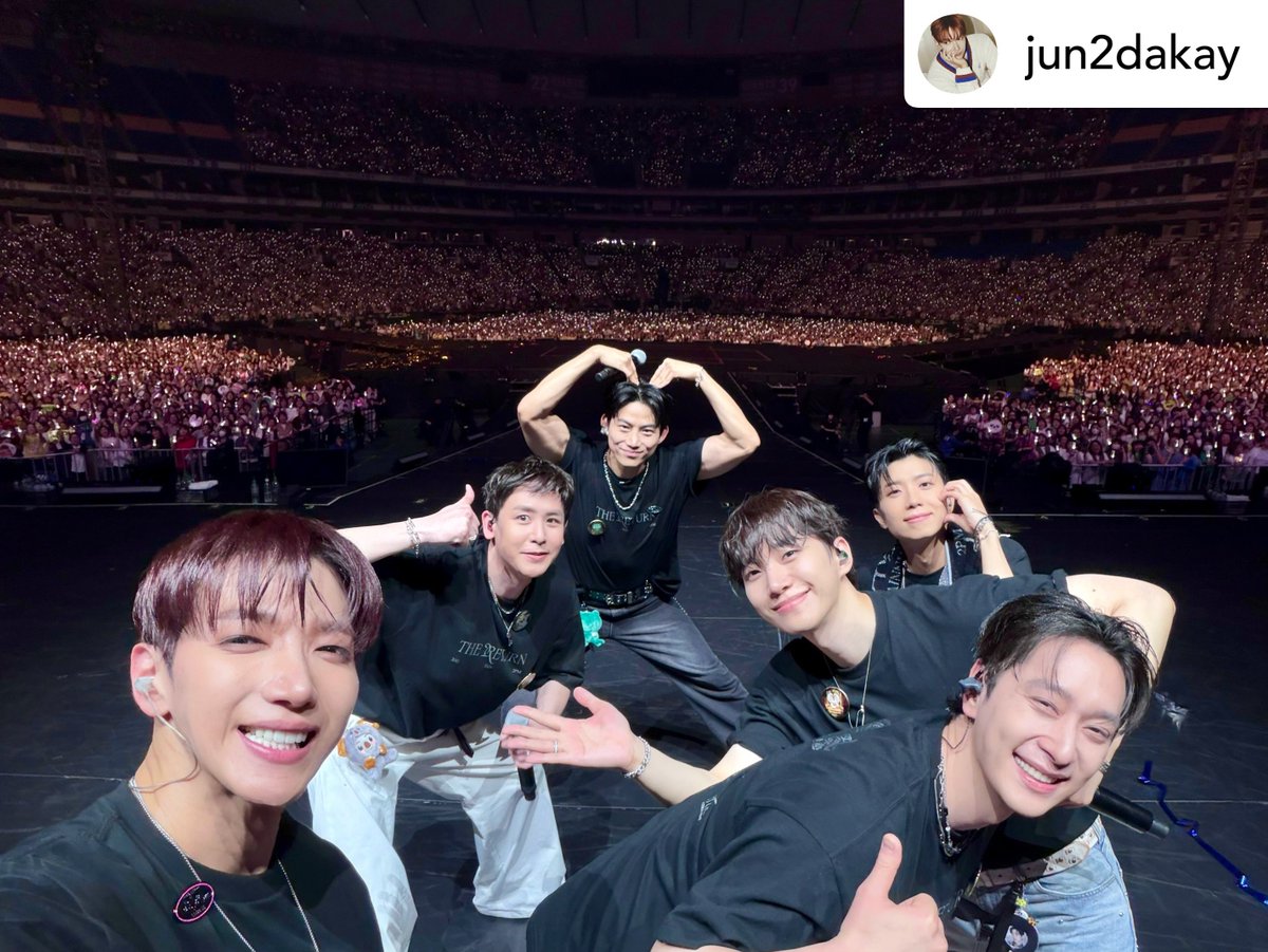 takakodakay's tweet photo. 2026/05/11 Jun.K Instagram post🩷

💖❤💚💙💛💜

素晴らしい時間をありがとう😭

#jun_k #준케이  #ジュンケイ #2PM https://t.co/WkBlnrpmZU
