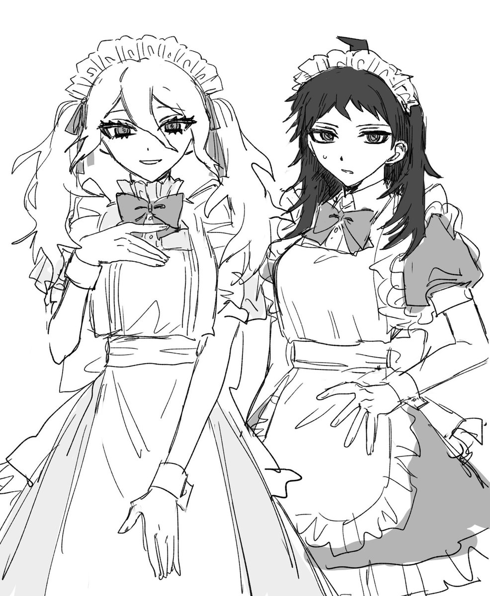 bo_kin_3's tweet photo. メイドの日2日目ということで、再掲を。
（女装！女体化！） https://t.co/nJIrJM7IUN