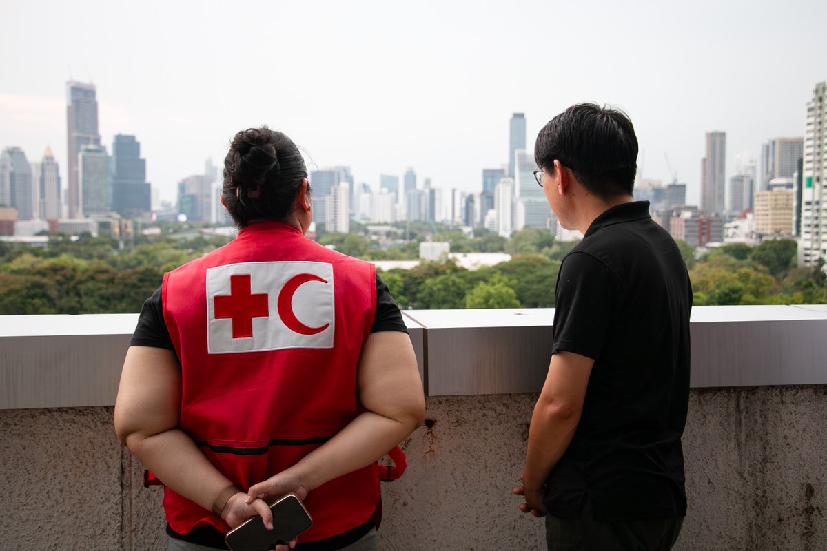 ICRC_th's tweet photo. Happy World Red Cross and Red Crescent Day

Last week in Bangkok, we celebrated with colleagues from across the Movement @IFRCAsiaPacific @ThaiRedCross @RedCross, honoring the birthday of our founder, Henri Dunant, and the spirit of humanity that unites us all. #UnitedInHumanity https://t.co/QwopJ0dOQ2