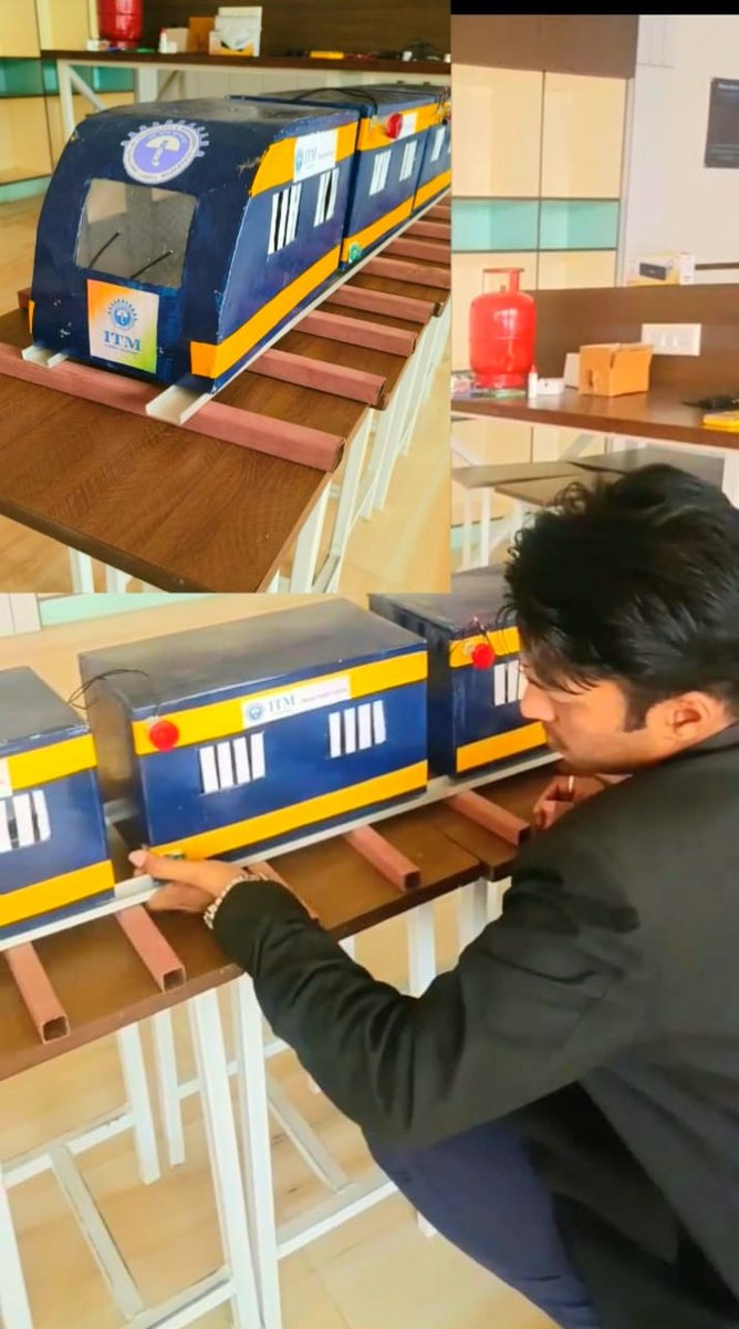 itmgkpofficial's tweet photo. Proud moment for ITM GIDA, Gorakhpur (UP)!
Polytechnic student Saurabh Tripathi developed a Satellite-Based Wireless Emergency Alarm System for train passenger safety using GPS, Bluetooth &amp; satellite communication technology. 
#ITMGIDA #Innovation #RailwaySafety https://t.co/pHZkejleFP