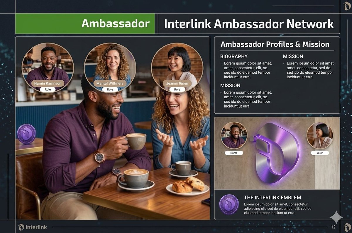 AhmedAb91463391's tweet photo. Innovation is better over coffee. ☕️✨
Introducing the Interlink Ambassador Network. New faces, same mission. Dive into our latest ambassador profiles now! 🚀
#InterlinkAmbassadors #Networking #TeamInterlink
Option 3: Community-Centric#InterLink #ITLG #ITL https://t.co/AYFn5DdJwd