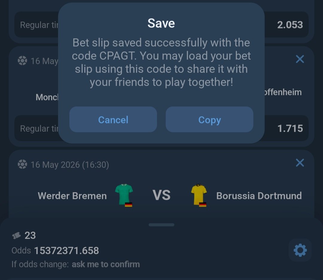 kiprop_mutaike's tweet photo. 15,372,371 odds on 1xbet
Booking code [1xBet Global]👉CPAGT
No 1xbet account yet?
Register here👇
Link👉 https://t.co/2zFp0iHwj3
Promocode👉KIPROP
Get 200%  bonus on your first deposit when you use the promocode. https://t.co/K2UV7yKW7I