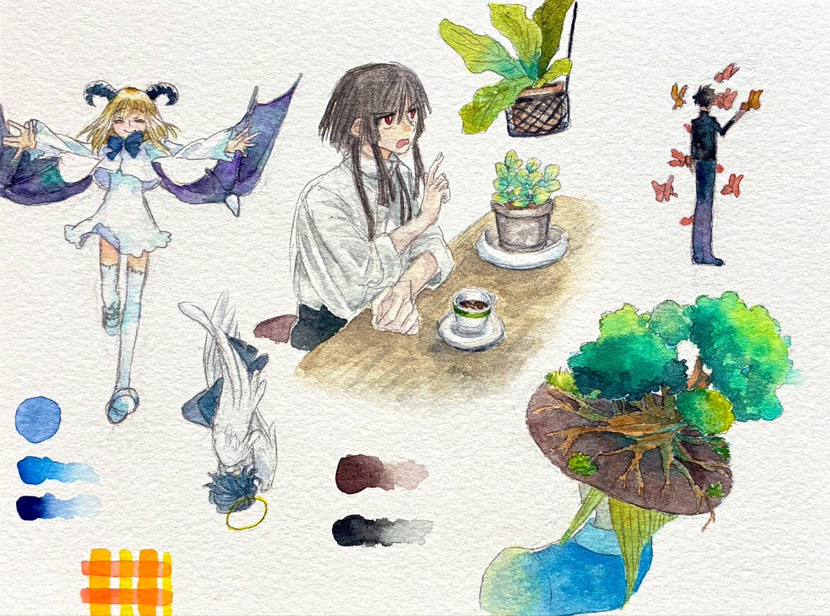 suzushichi's tweet photo. 落書きです。 https://t.co/IK6orOmOR3