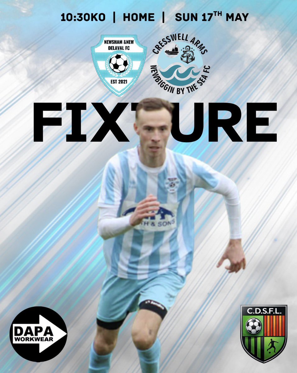 NewshamSC's tweet photo. ⚽️ FIXTURE! ⚽️

Side Club Vs Cresswell Arms FC

This weekend we go up against Cresswell Arms FC. The league could be done this weekend as we need results to go our way. We can’t see it happening but we keep our fingers crossed.

#HalaTheSidey

🩵🤍💛🖤 https://t.co/aHJUD7hsBf