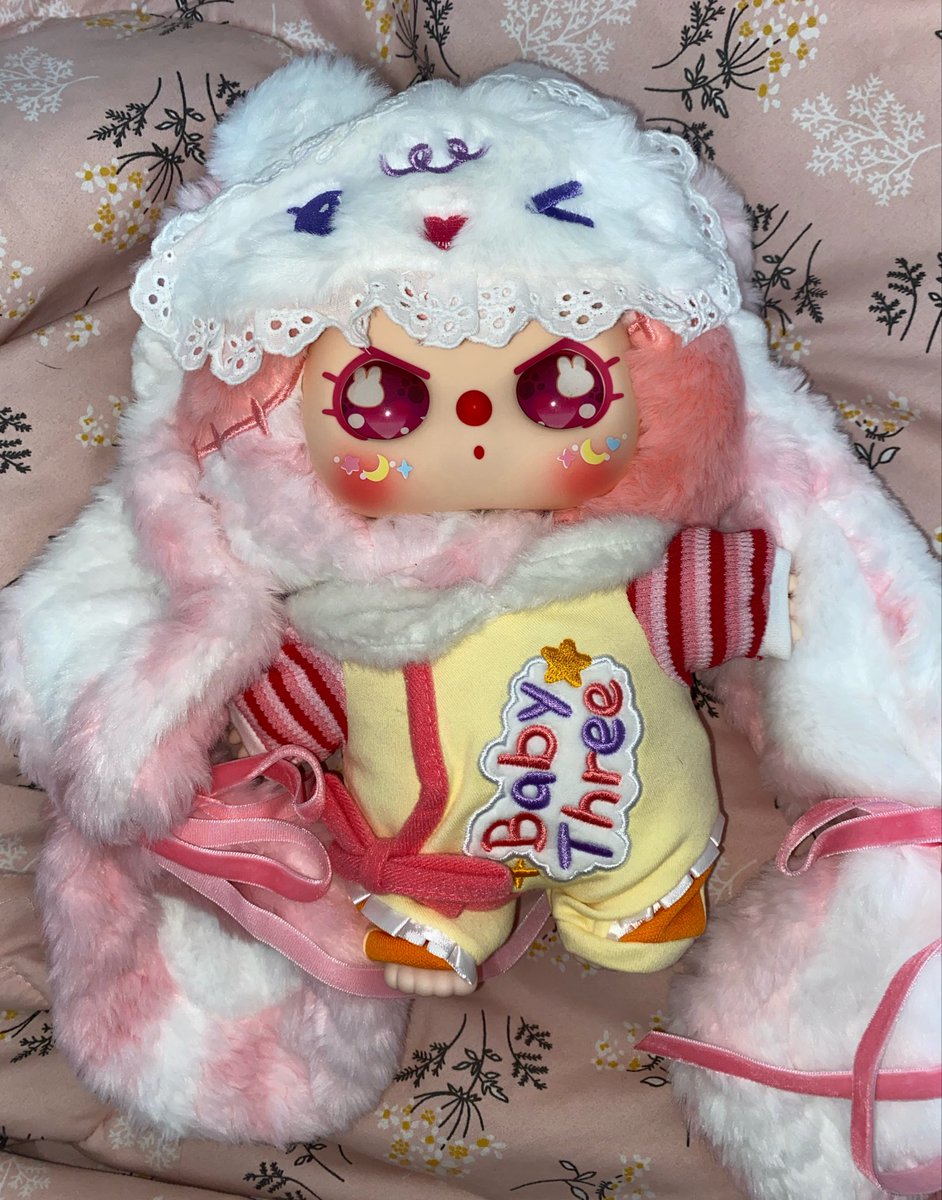 yooriddikulus's tweet photo. wts - want to sell bb3 ina‼️ 
BABY THREE 400% limited edition 
good night pink 

💰400k 

box legkap
no minus 
wangi 
dom jakarta, shopee available 

tags : wtb blindbox bb pajangan collector boneka gede popmart toptoy license hirono hacipupu nommi skullpanda https://t.co/JC9yQNfSpV