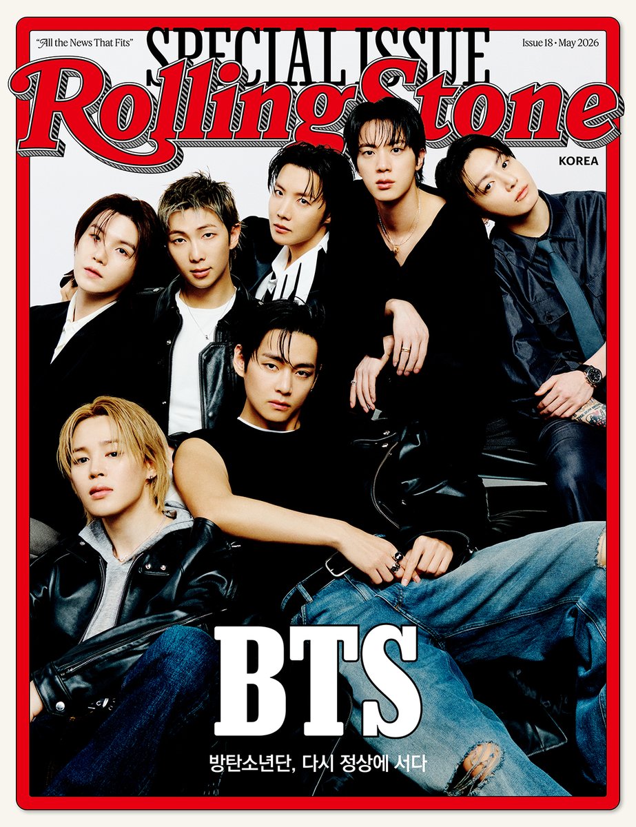 🆕【 BTS 】 Rolling Stone Korea 17th Issue (Cover : BTS) ✨商品