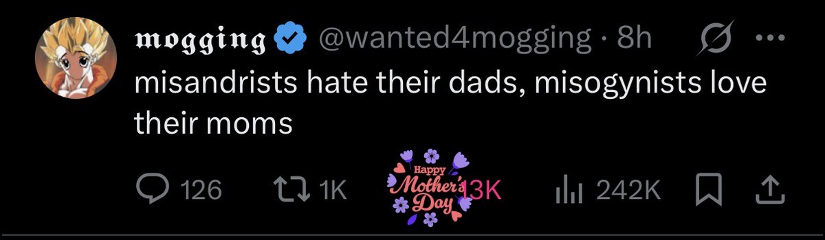 caiseran's tweet photo. @wanted4mogging Ahh, happy mothers day https://t.co/v1Ui2d15o8