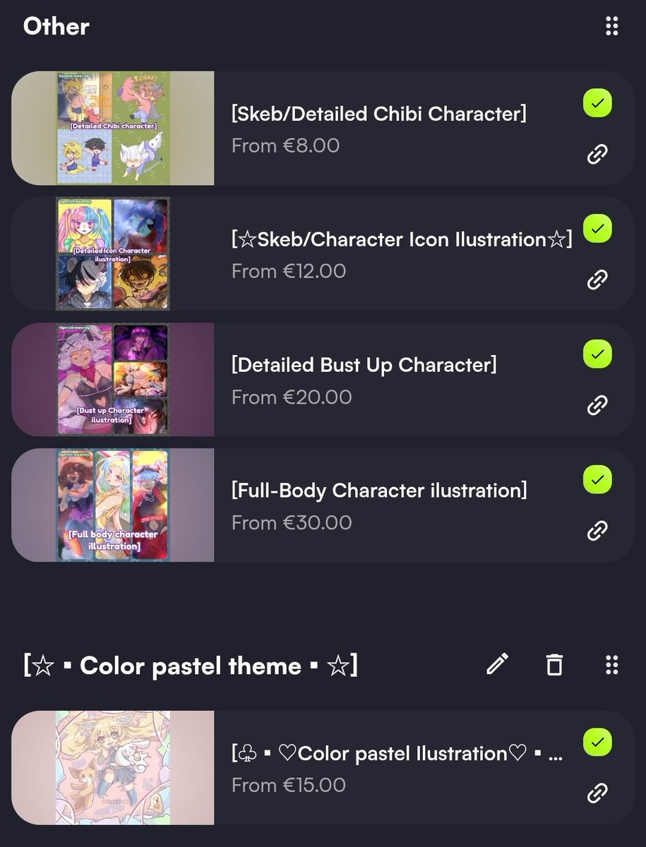 ✨Drawandp✨️💚VGEN COMMS OPEN💚✨️ tweet media