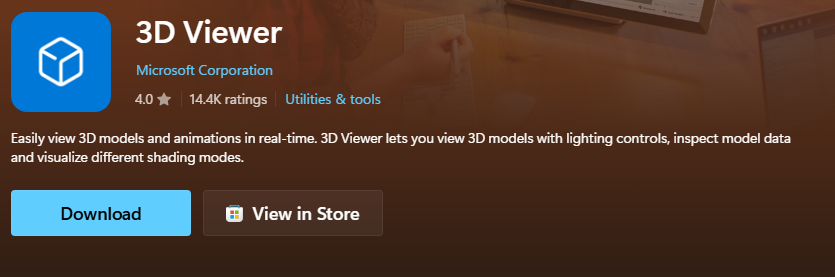 @WhatsAppTeto Microsoft has a 3D file viewer...