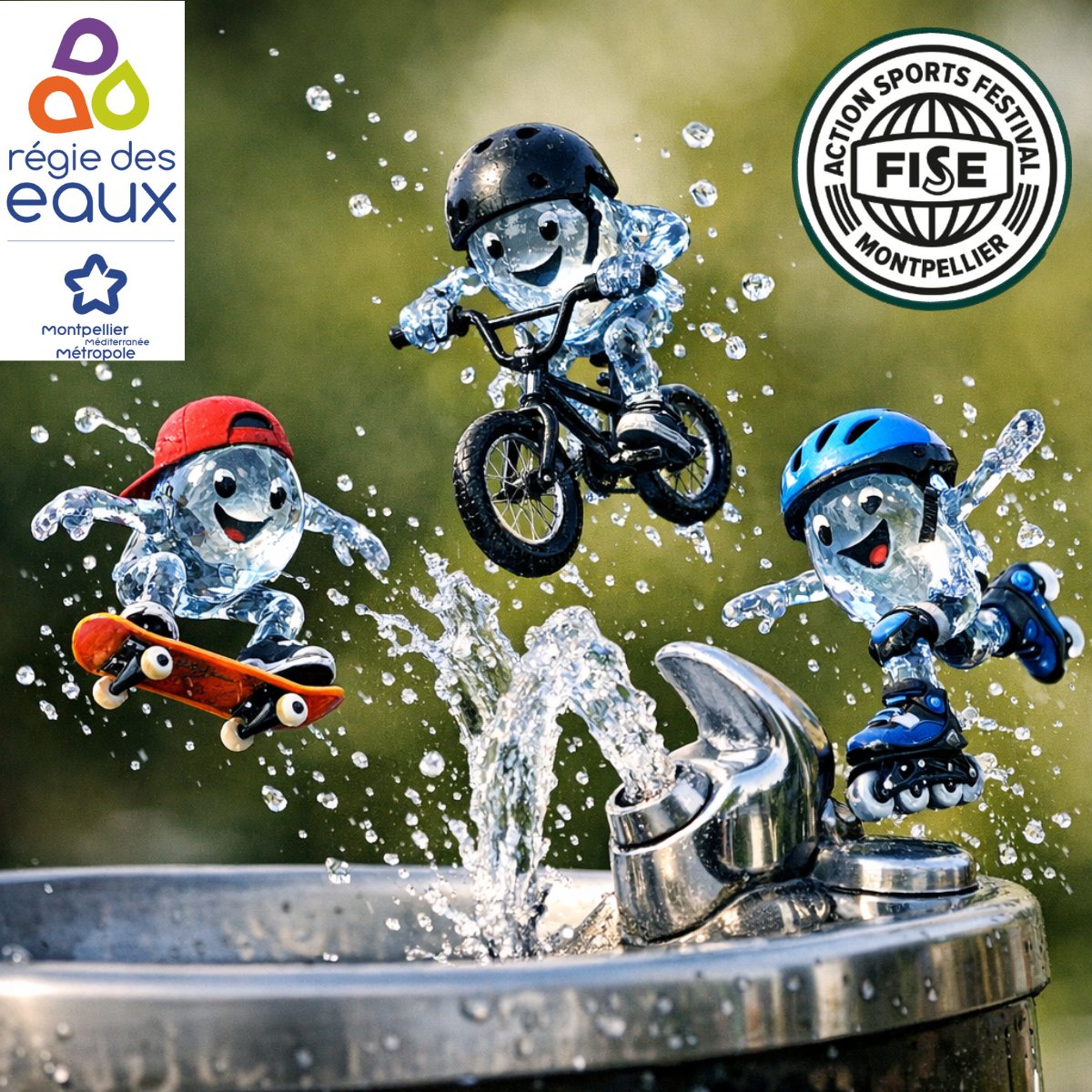 RegiedeseauxM3M's tweet photo. La @RegiedeseauxM3M  sera présente au FISE aux côtés de l’association NEED H2O👉 Retrouvez-nous du mercredi 13 au vendredi 15 mai sur notre stand situé rue Brumaire, au cœur du point d’eau n°5 du FISE, à proximité de la fontaine. https://t.co/HtK4P1Ou7Z