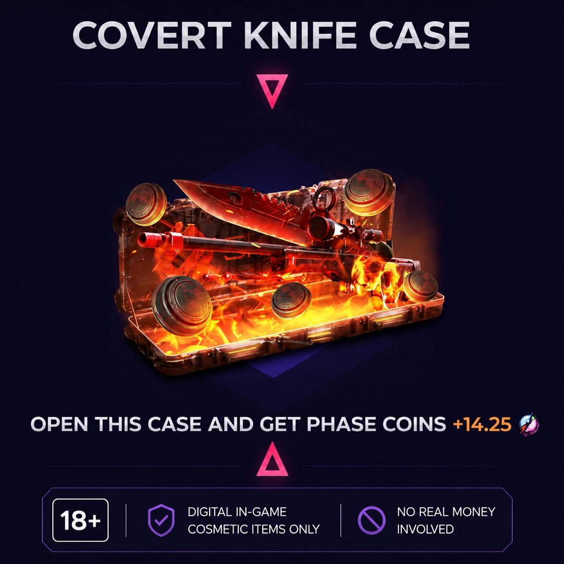 skinclub_cases's tweet photo. Register, use promo 5x2026 and enjoy your first CS2 cases 🔥