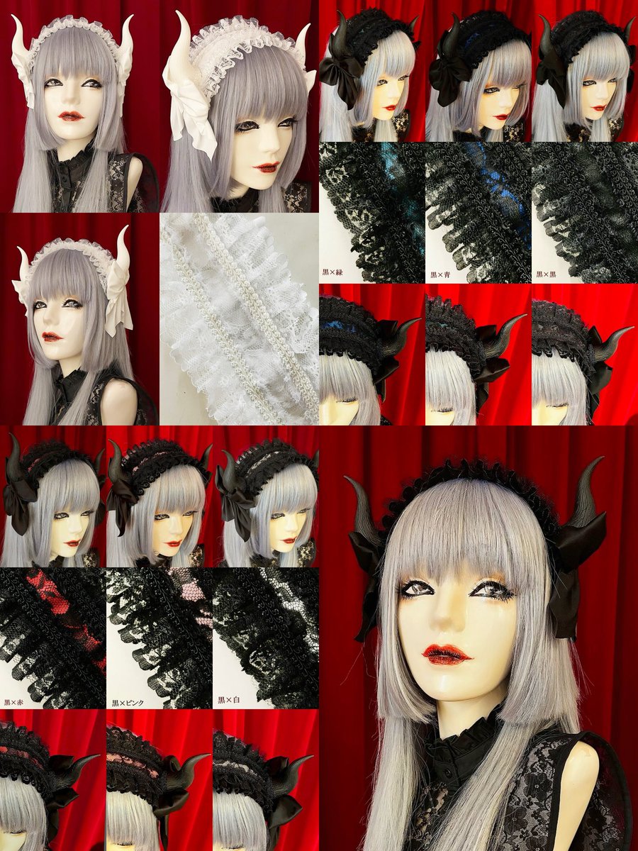 🖤 𝐝𝐞𝐯𝐢𝐥𝐡𝐨𝐫𝐧 𝐡𝐞𝐚𝐝𝐝𝐫𝐞𝐬𝐬🖤 デビルホーンヘッド