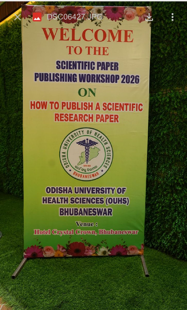 OUHS_BBSR's tweet photo. Another episode of Faculty Development Programme was successfully conducted on 2nd May 2026 by Odisha University of Health Sciences with 6 National Faculties conducting the workshop effortlessly with active interaction by faculties… https://t.co/SgbyDf6Kkm