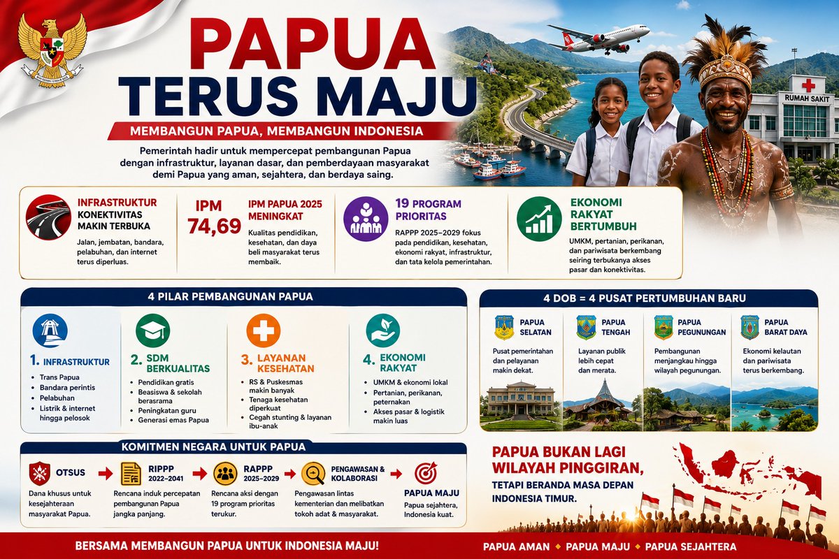 BobySwim's tweet photo. Papua Terus Maju https://t.co/wCHFZRY7Lr