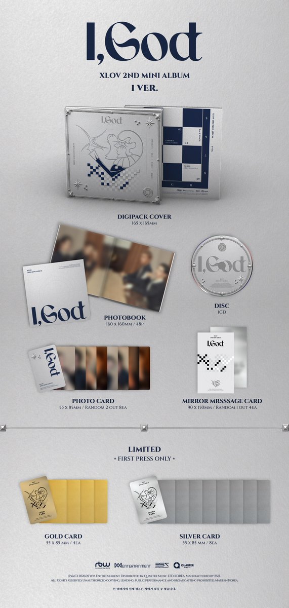 lapakmbacheol's tweet photo. Wts lfb po INA
XLOV - 2nd Mini Album [I,God]
Pilih versi (I/G/O/D) 
Web Ktown4u
Bersih ina est 245k
DP 175k
🏷 wumuti rui hyun haru pc sealed https://t.co/QOhQGvNKb6