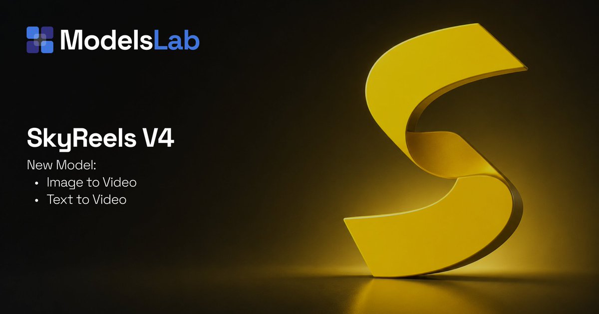 Models Lab tweet media