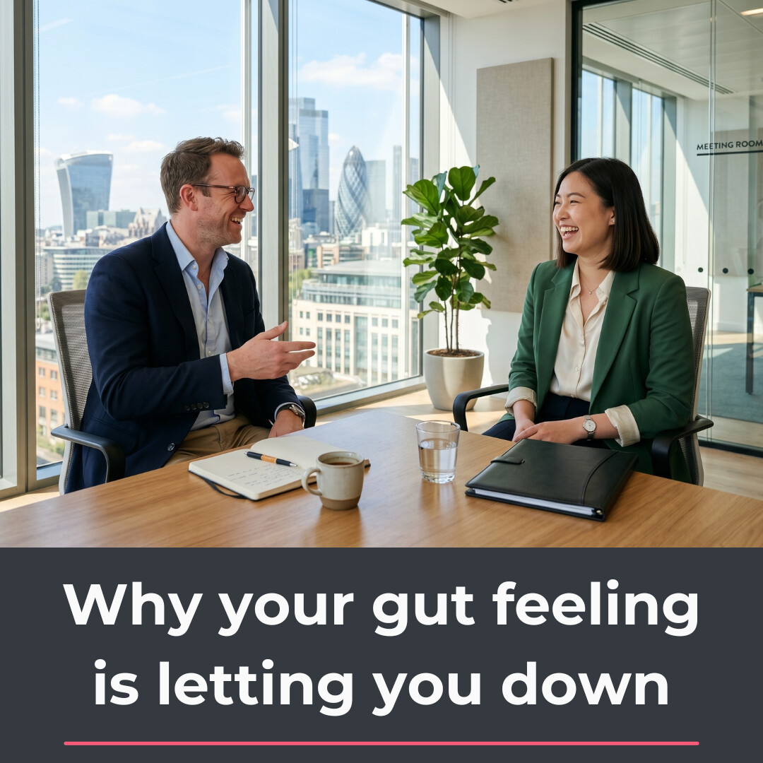 360tsolutions's tweet photo. Your "gut feeling" after a great interview is often just a reaction to a well-rehearsed performance. 

With 95% of failed hires linked to behaviour, relying on instinct is leaving your next hire to chance.

#RecruitmentOptimisation #Recruitment #Interviewing https://t.co/PXAWcCoFR7