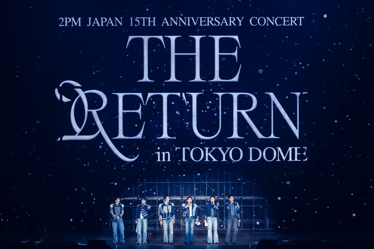 modelpress's tweet photo. 2PM、10年ぶりの東京ドーム公演に
8万5千人が熱狂✨

日本デビュー15周年を華々しく飾る
映像商品化も決定✍️

📸セットリスト＆写真
https://t.co/i4cGnAEm5K

#2PM_THE_RETURN https://t.co/jY3kYhtaC1