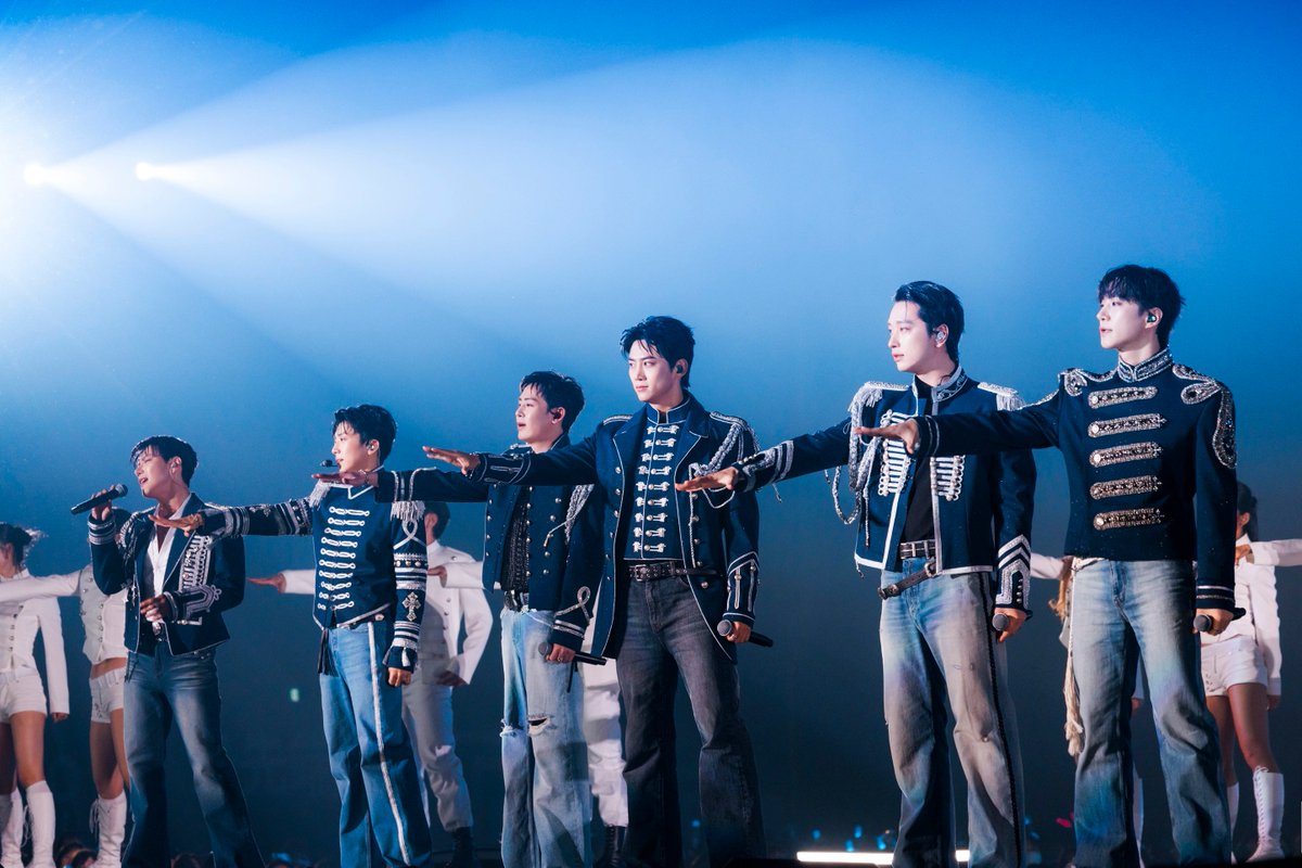 modelpress's tweet photo. 2PM、10年ぶりの東京ドーム公演に
8万5千人が熱狂✨

日本デビュー15周年を華々しく飾る
映像商品化も決定✍️

📸セットリスト＆写真
https://t.co/i4cGnAEm5K

#2PM_THE_RETURN https://t.co/jY3kYhtaC1