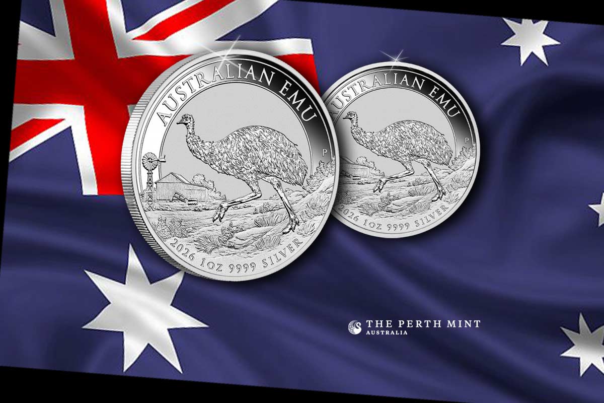 www_gold_de's tweet photo. Emu Silber 2026 der Perth Mint: Hier das neue Motiv mit dem Laufvogel!: Fans der Serie Australian Emu können den neuen Jahrgang 2026 in der Qualität „Bullion“ kaufen. Die #Silbermünze der Perth Mint erscheint mit dem Gewicht von einer Feinunze und hat… https://t.co/BdpJBxxAxV https://t.co/IdRSpNbTFT