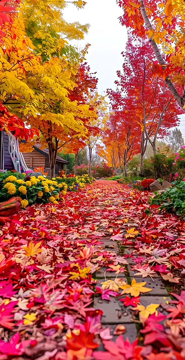 Sandy02149490's tweet photo. Autumn breeze, golden leaves, and cozy sweaters—perfect day to sip warm cider and wander under falling foliage. https://t.co/GLU1JSydrB