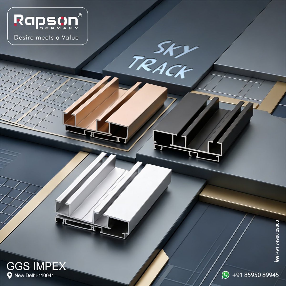 ibais_hardware's tweet photo. GGS IMPEX - NEW DELHI

Mr. Pawan Garg :- +918595089945
https://t.co/nvQDxPop4Q
.
#AluminiumProfile #SkyTrack #GlassHardware #SlidingDoorSystem #ArchitecturalHardware #InteriorFittings #GGSImpex
.
@ibais_hardware https://t.co/zD8jwVpgVo