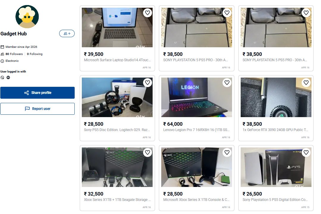 JaboyJoyal's tweet photo. DAY 1 OF UNBOXING OLX SCAMS  @OLX_India 

MAKE SURE TO DO KYC OF THE SELLER, IF NOT IT WOULD BE A SCAMMING MARKET https://t.co/jpUOCWYYDz