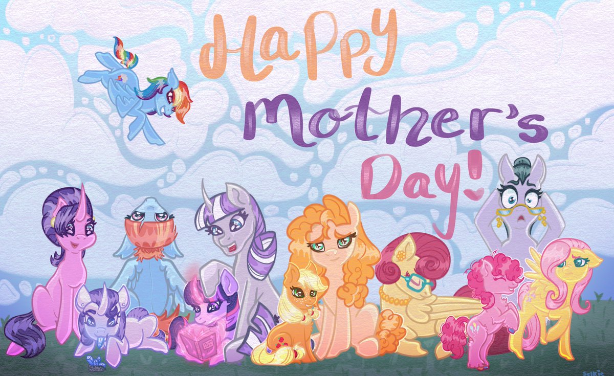 HarmonyMLP's tweet photo. Happy Mothers Day everypony! https://t.co/ZxnKu7xePP