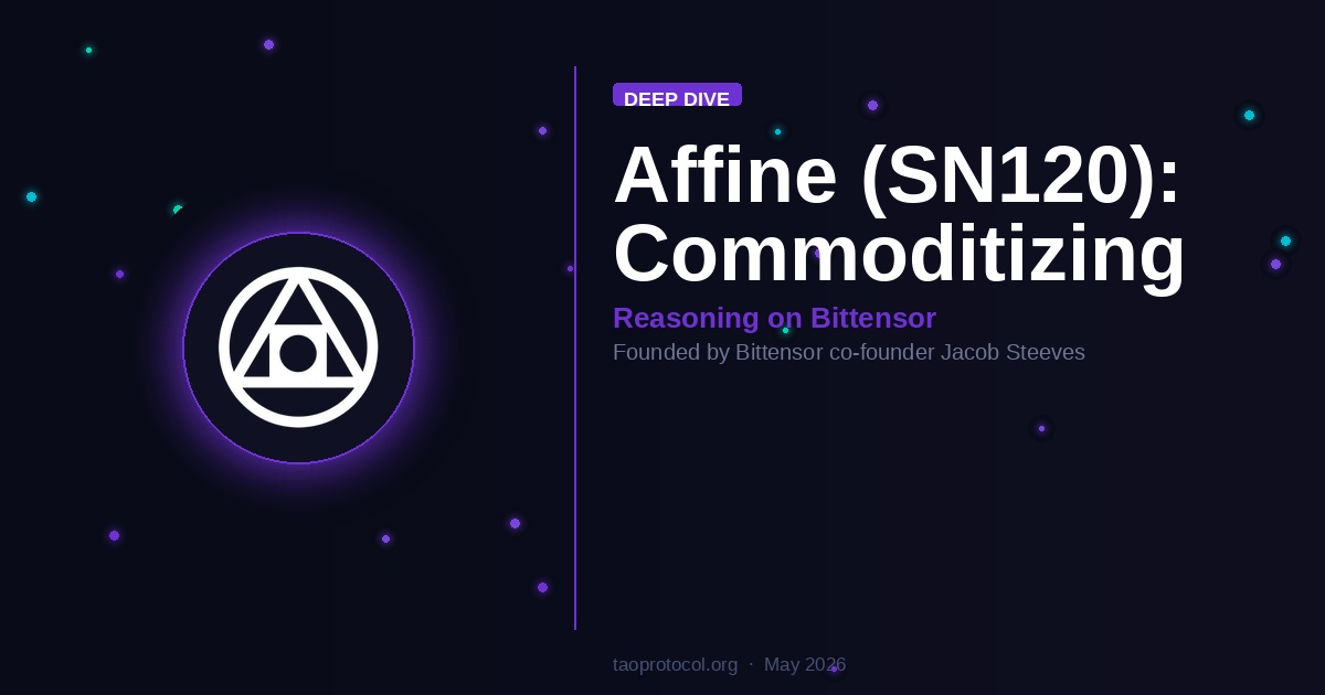 taoprotocolonly's tweet photo. Bittensor's co-founder built a subnet to commoditize AI reasoning.
Affine (SN120): decentralized RL, winner-take-all incentives — miners already earning thousands per day.
Full breakdown 👇 https://t.co/Jy0IxRoVzJ
@affine_io @const_reborn @opentensor @chutes_ai https://t.co/wHagdBhEPl