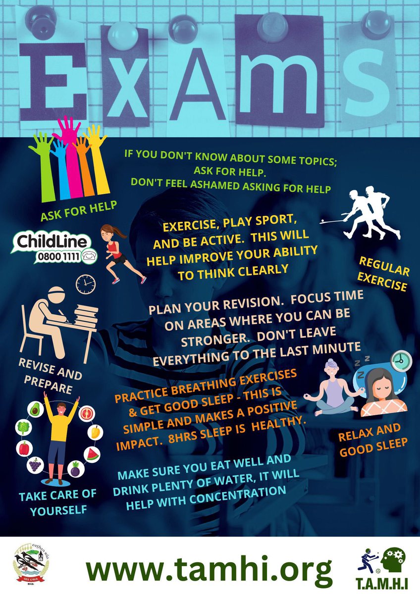 KilcooGAC's tweet photo. Mental Heath Awareness Week 2026
11th May 2026 to 16th May 2026
Best of luck to everyone sitting exams in the near future 🖤🤍
Here is some tips to help look after yourselves through what can be a stressful time.
(And remember exams will not define you)
#TAMHI #MHAW2026 https://t.co/51eKAB3IwO