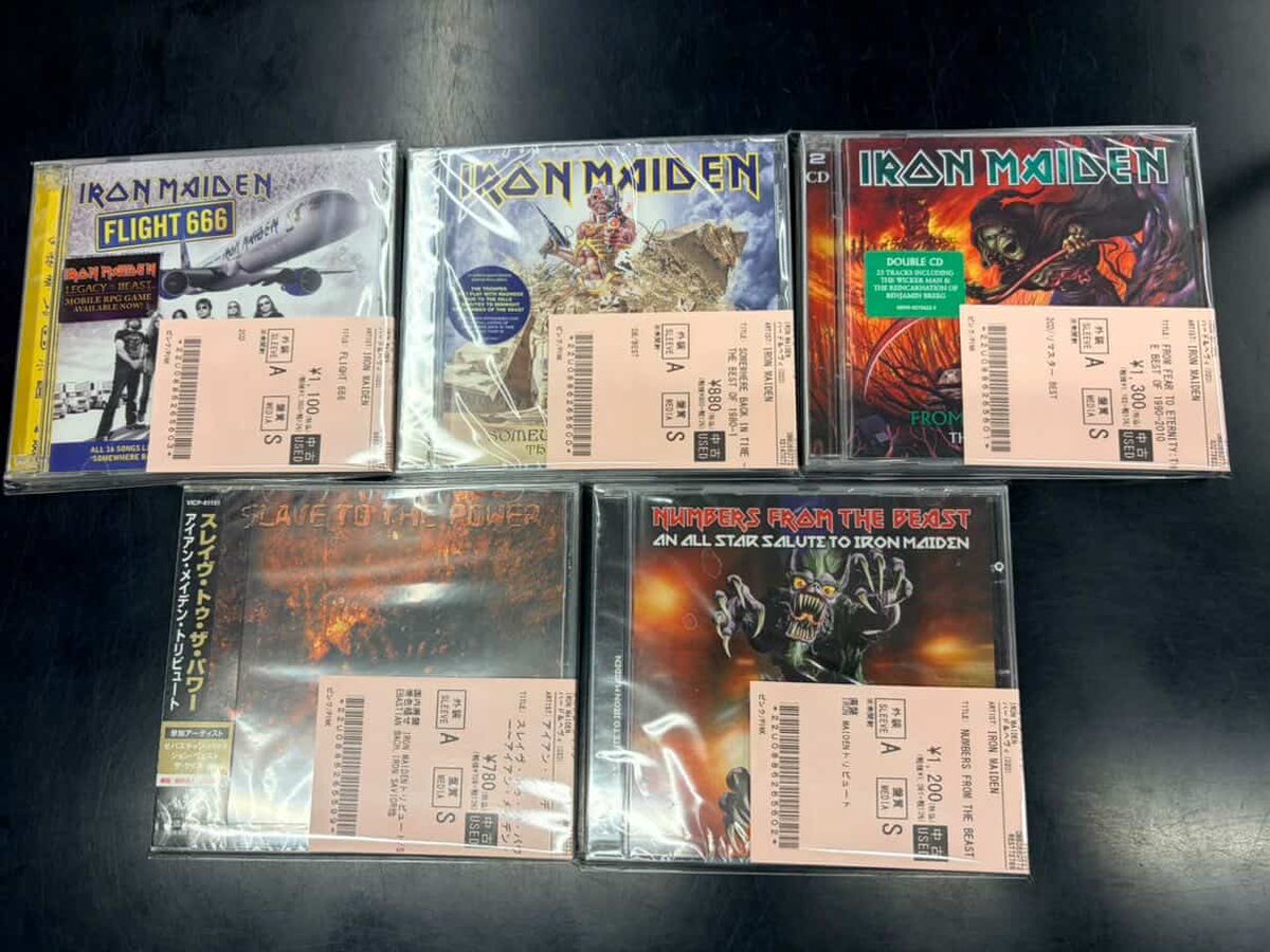 TANK ヘヴィメタル　CD6枚セット ディスクユニオンお茶の水ハードロック/ヘヴィメタル館 5/8(金)新譜