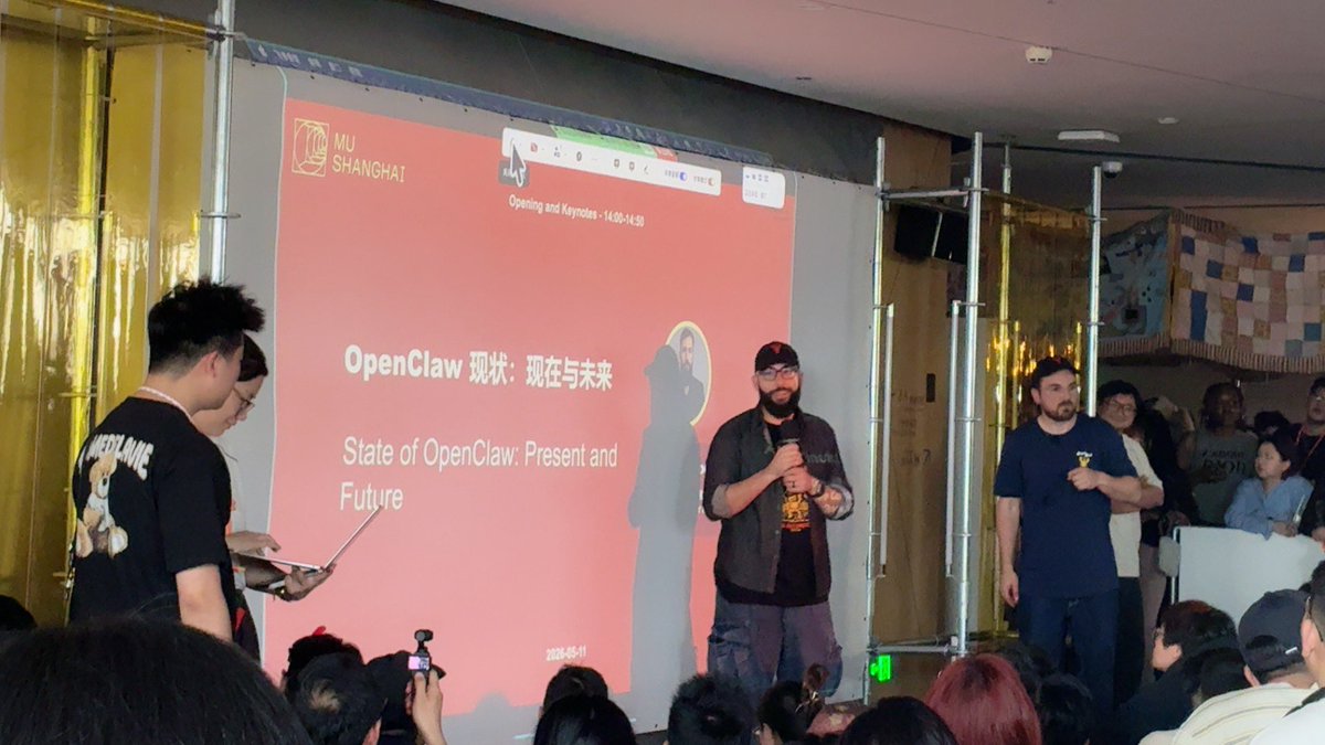shing19_eth's tweet photo. Clawcon in shanghai @mushanghai
太疯狂了 https://t.co/K9UCUFAiD1