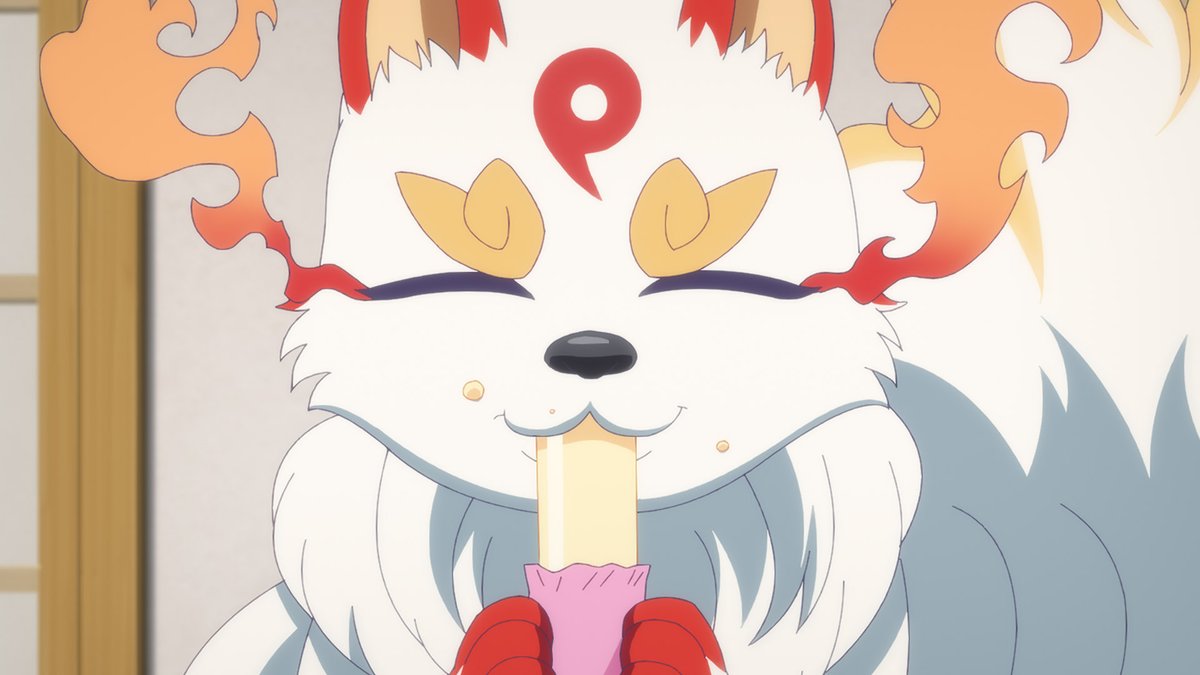 kusunoki_anime's tweet photo. ┈┈┈┈┈🍃⛩️🍃┈┈┈┈┈
　　　　　   第7⃣話
　先行カット＆あらすじを公開
┈┈┈┈┈🍃⛩️🍃┈┈┈┈┈

TVアニメ「#神の庭付き楠木邸」
第7話の先行カット＆あらすじを公開✨

第7話『力の鍵は、想い出の中に』

『閉じ込める力』を使いこなせず苦心する湊は、子供の頃を思い出す。当時から人には視えないものが視えた湊。実家の温泉宿には、さまざまな妖怪がいた。ある日その温泉宿に、謎めいたパナマ帽の男が訪れる。