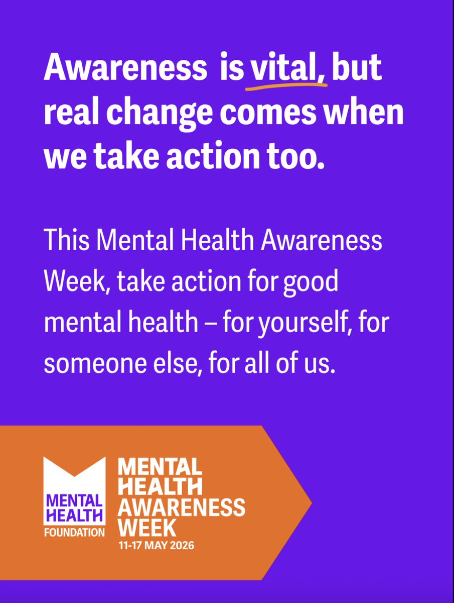 BrandonCentre's tweet photo. Mental Health Awareness Week 11-17 May 2026
Helping young people feel understood, supported &amp; heard is at the heart of what we do. With action as the theme for 2026, we're proud to support those across North London with mental health &amp; wellbeing.  
https://t.co/XlDimzSYCX https://t.co/sF2goJrzI7