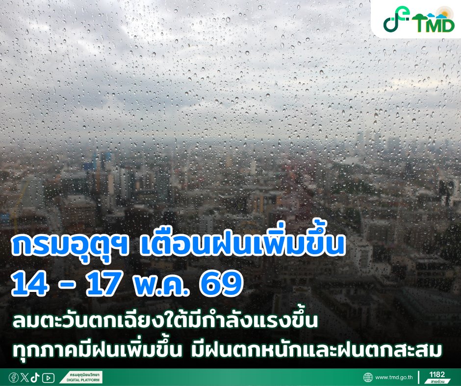 กรมอุตุนิยมวิทยา tweet media